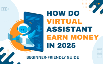 How do virtual assitant earn money in 2025