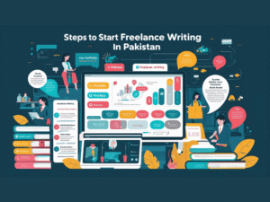 Steps to start freelance writing in Pakistan